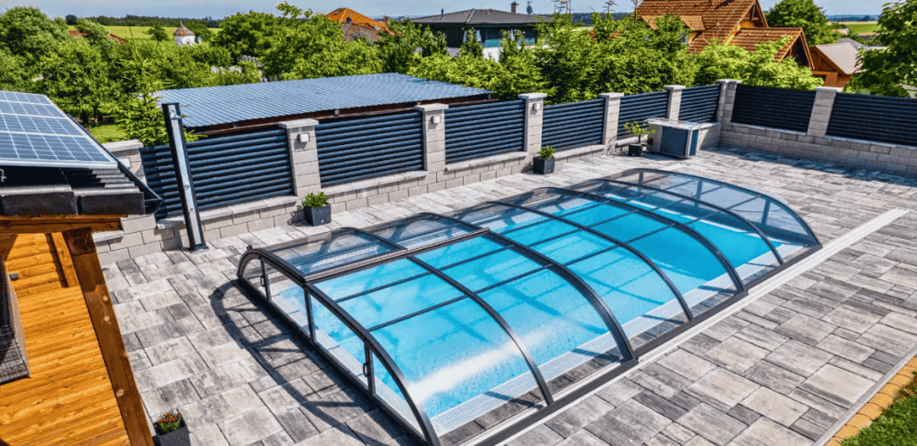 Retractable Roof for Swimming Pools